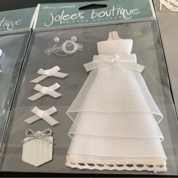 Jolee’s Boutique Scrapbook wedding theme 3D stickers - Picture 7 of 10
